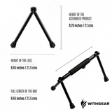 WITHGEAR Exercise Gear SWAN PushUp Bars