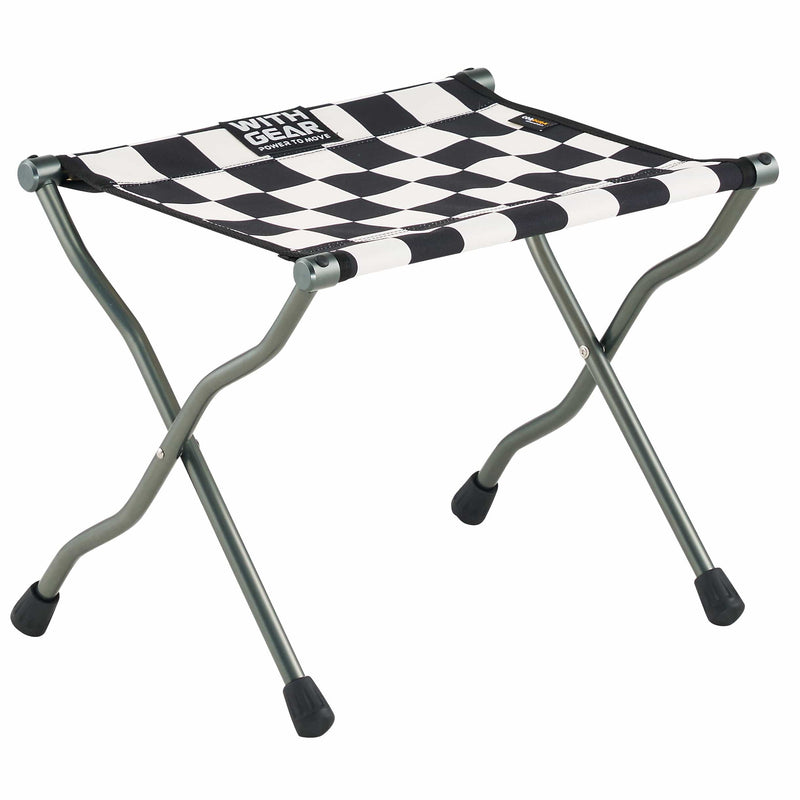 WITHGEAR Inc. Outdoor Gear Check Pattern Easy Stool Stripe [Duralumin 7001]