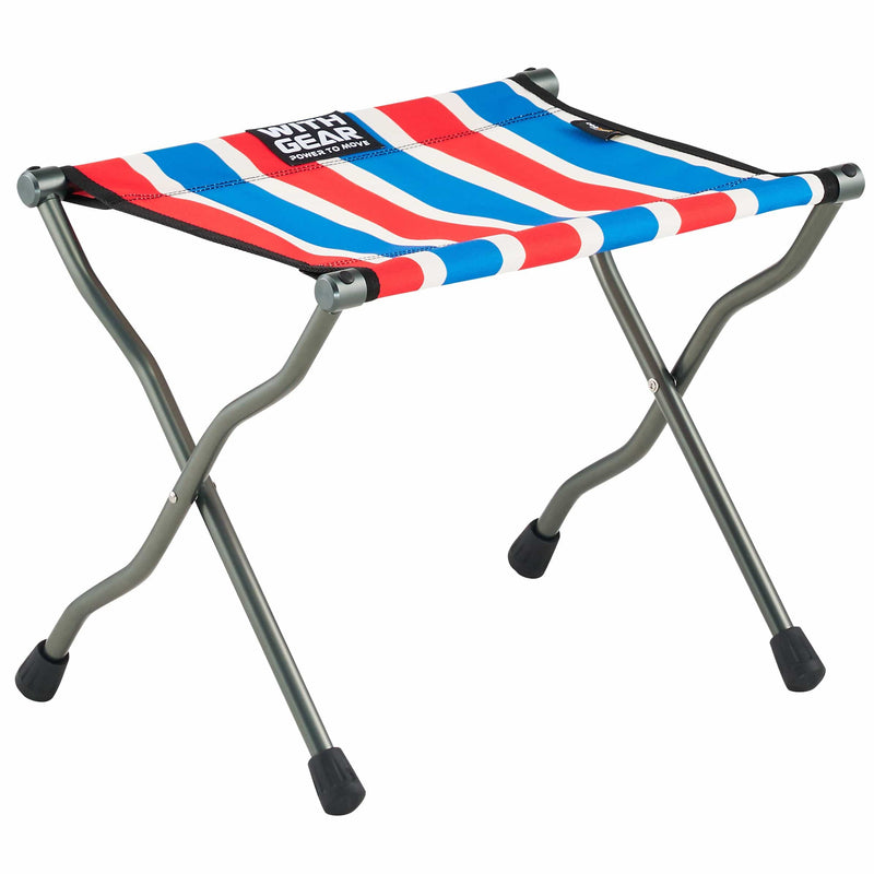 WITHGEAR Inc. Outdoor Gear Stripe Easy Stool Stripe [Duralumin 7001]