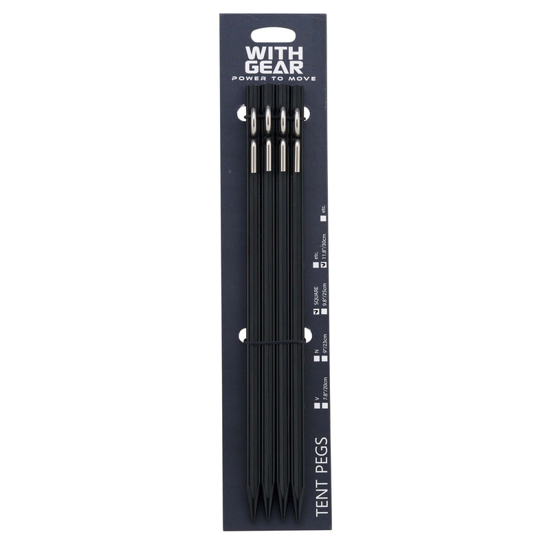 gear pegs S Pegs 9.85in (25cm) - Black | 3 Month Warranty