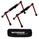 WITHGEAR Exercise Gear Red HAWK PushUp Bars